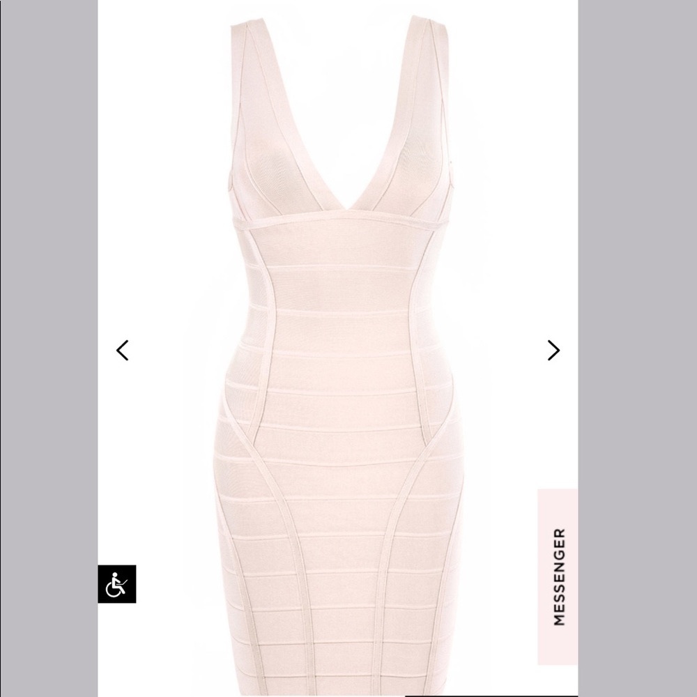 House of CB Jenna dress in nude